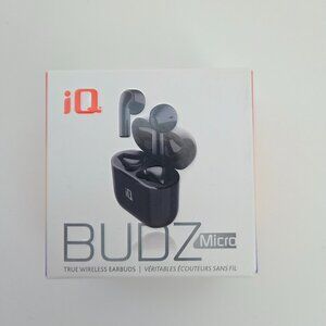iQ Budz Micro Bluetooth 5.0 TWS Earbuds – Black